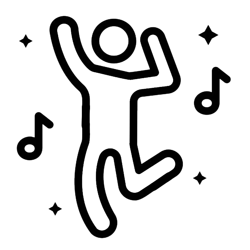 Dance movement class icon